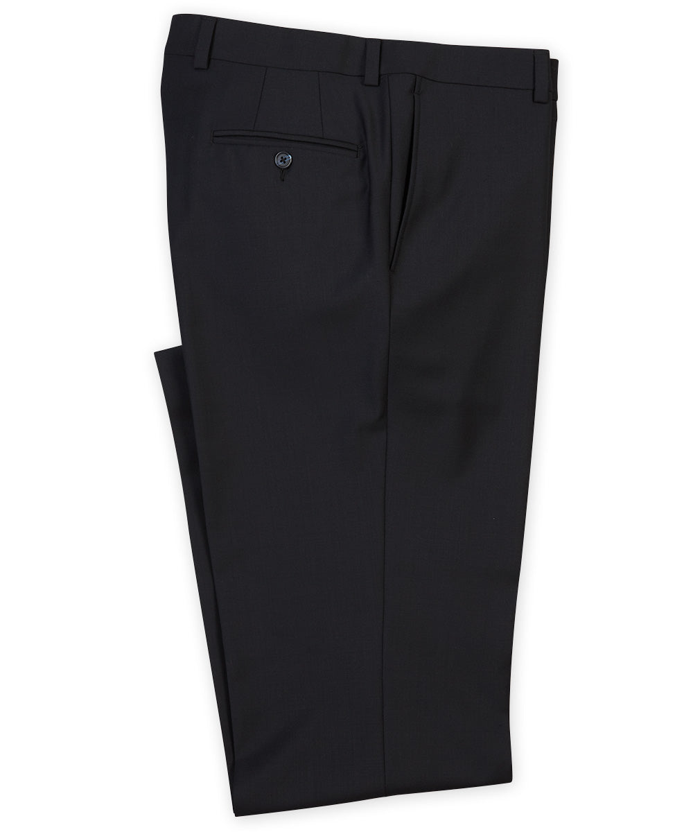 Riviera Flat Front Washable Stretch Dress Pants, Men's Big & Tall