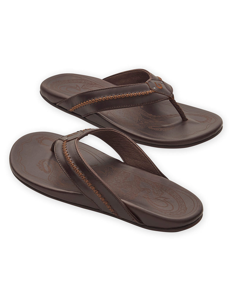 OluKai Men\'s Brown Leather Sandals size 8M. Worn twice OluKai | Shoes | Olukai Mens Brown Leather Sandals Size 8m  main image 4
