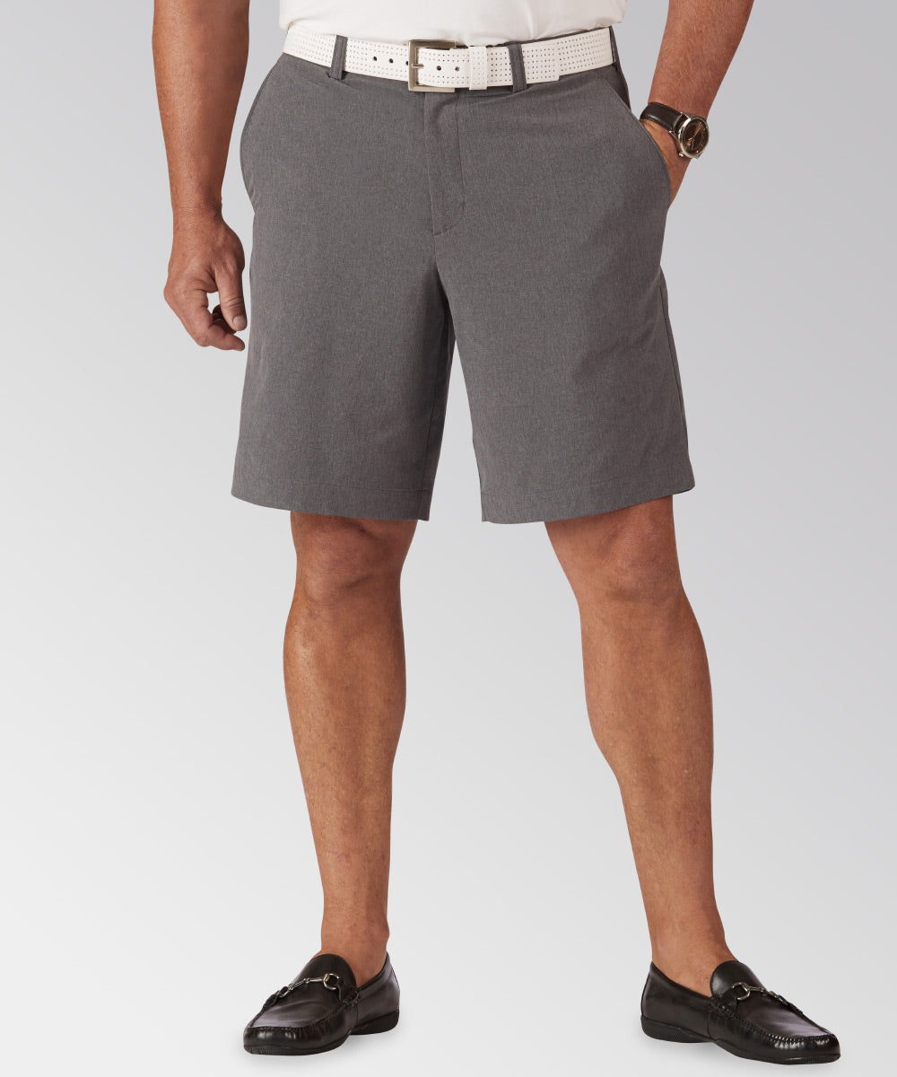 Cutter &amp; Buck Flat-Front Stretch Tech Shorts