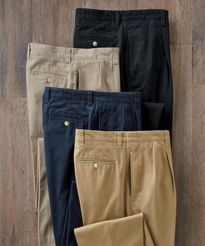 Westport 1989 Pleated Stonewash Twill Chino Pants