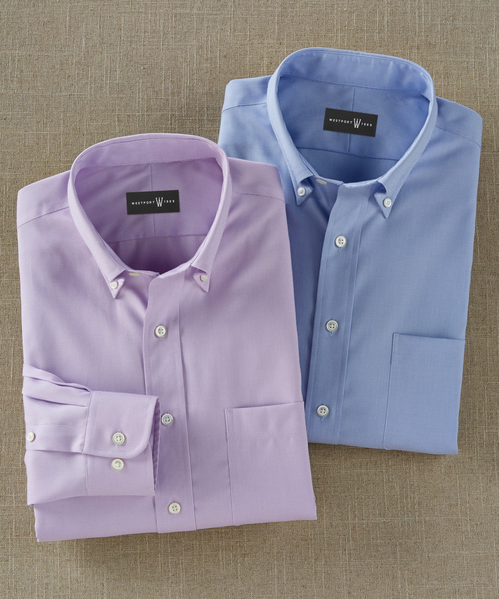 Camicia elegante con colletto button-down non stirabile Westport 1989, Men's Big & Tall