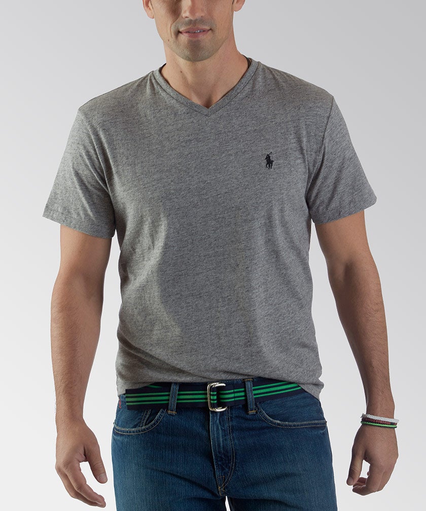 Maglietta Polo Ralph Lauren a maniche corte con scollo a V, Men's Big & Tall