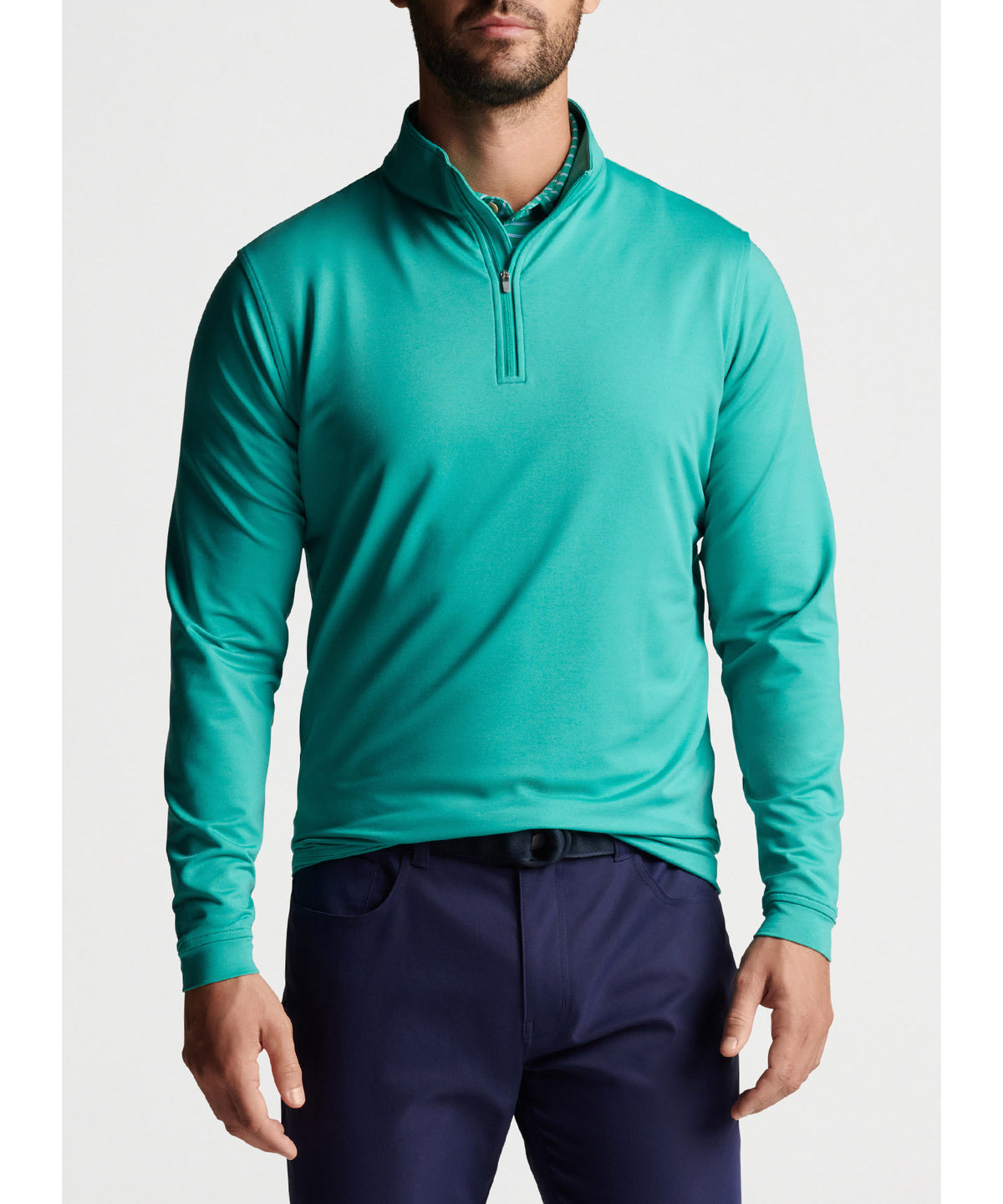 Peter Millar Perth Stretch Loop Terry Quarter-Zip Pullover, Men's Big & Tall