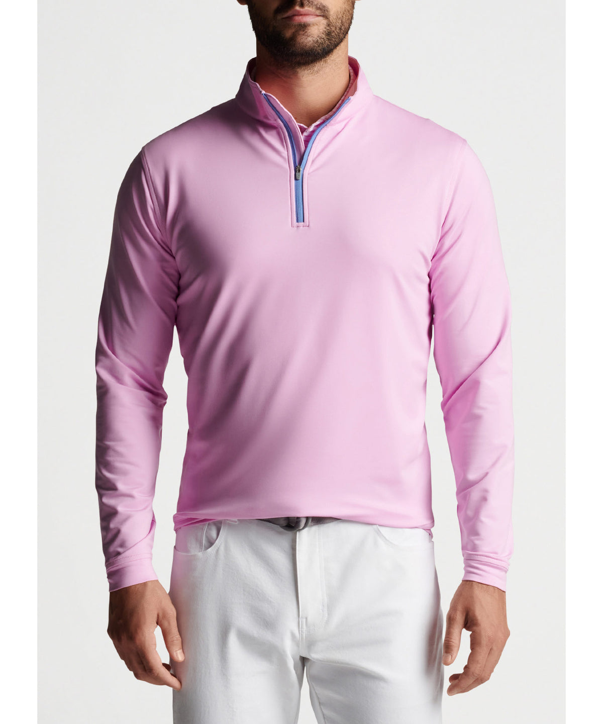 Peter Millar Perth Stretch Loop Terry Quarter-Zip Pullover, Men's Big & Tall