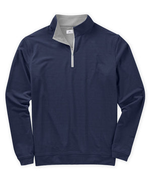 Pullover con zip a un quarto in spugna elasticizzata di Peter Millar Perth