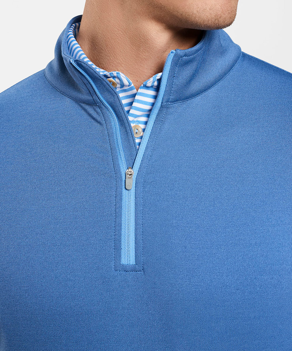 Peter Millar Perth Stretch Loop Terry Quarter-Zip Pullover, Men's Big & Tall