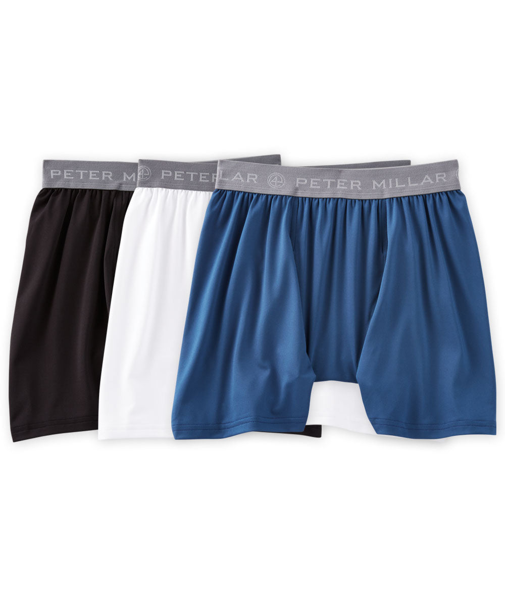 Boxer in jersey elasticizzato tinta unita Peter Millar, Men's Big & Tall