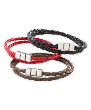 Men's Big & Tall Torino Leather Bracelet