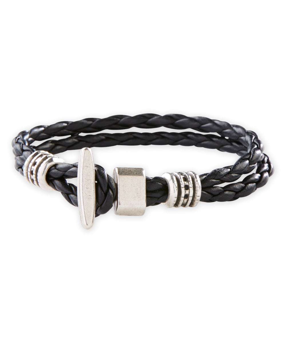 Torino Harness Leather Bracelet, Men's Big & Tall