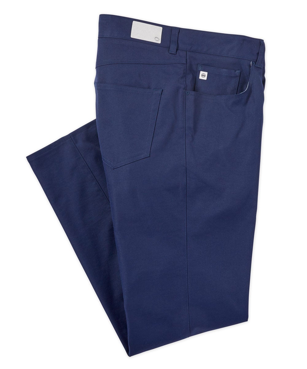 Peter Millar 5-Pocket Golf Pants 35x34 Chinos MF22B39 NEW Dark Bordeaux