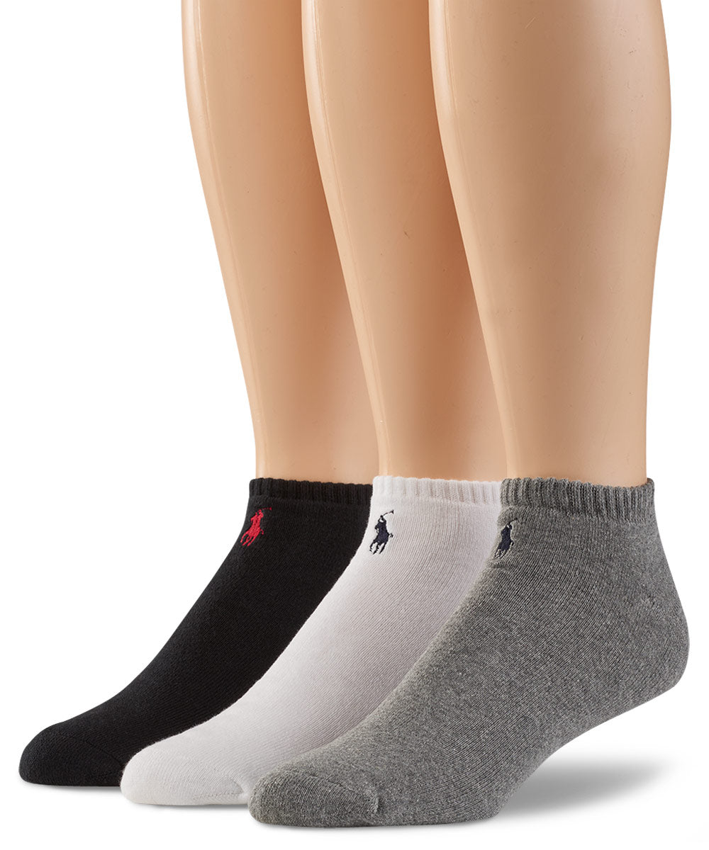 Polo Ralph Lauren Low Cut Athletic Socks (3-Pack)