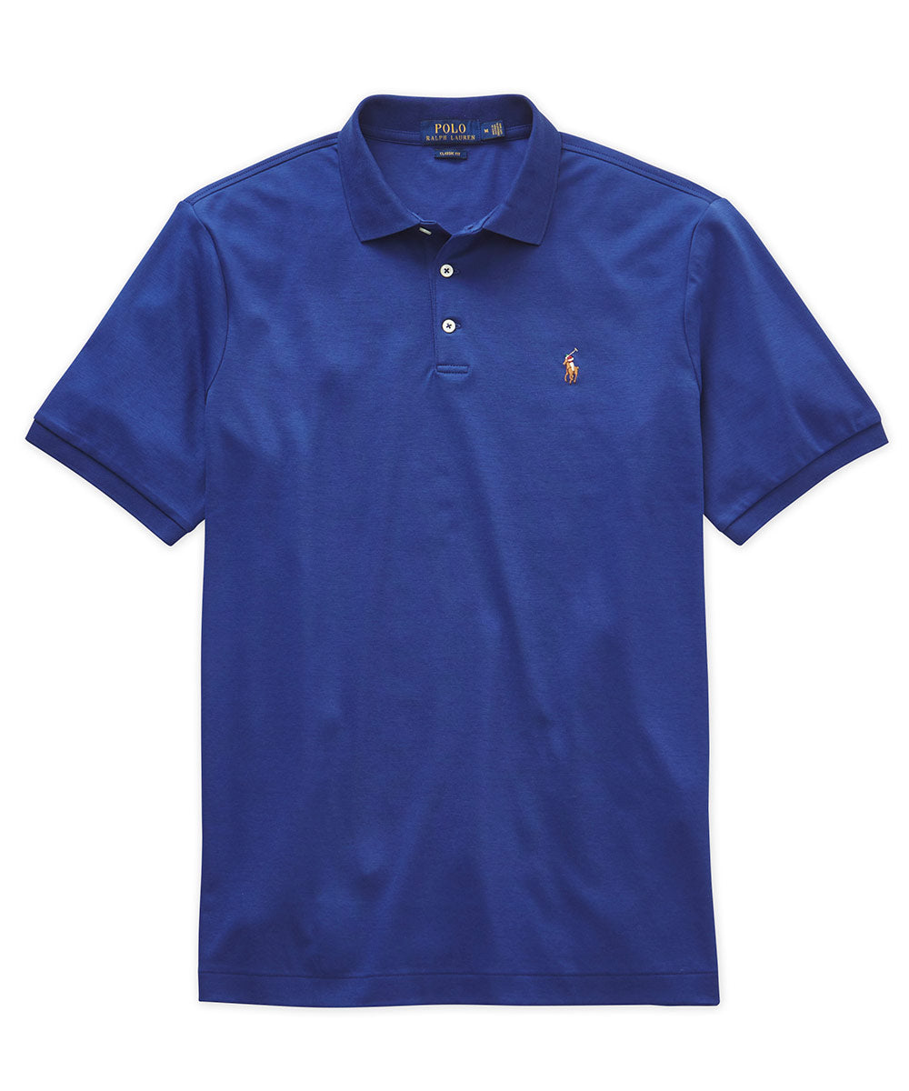 Polo Ralph Lauren Short Sleeve Classic Fit Soft Touch Pima Cotton Polo Shirt, Men's Big & Tall