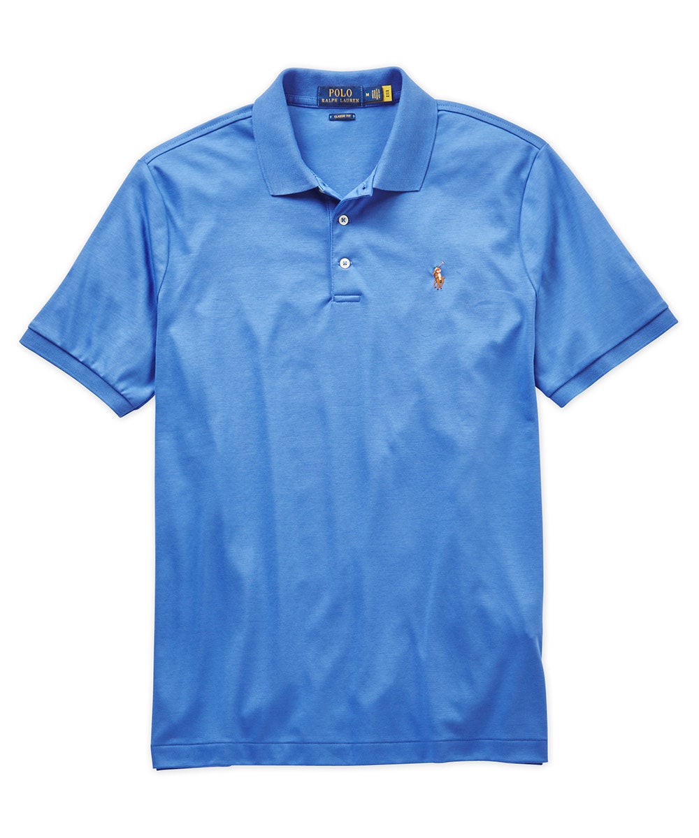 Polo Ralph Lauren Short Sleeve Classic Fit Soft Touch Pima Cotton Polo Shirt, Men's Big & Tall