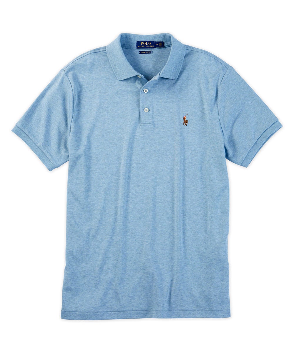 Polo Ralph Lauren Short Sleeve Classic Fit Soft Touch Pima Cotton Polo Shirt, Men's Big & Tall