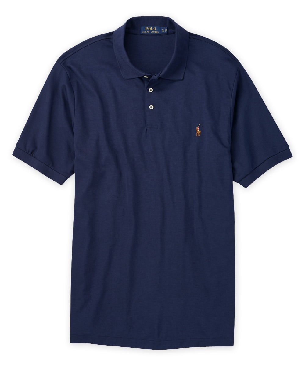 ralph lauren navy dress shirt Classic Fit Garment Dyed Oxford Shirt
