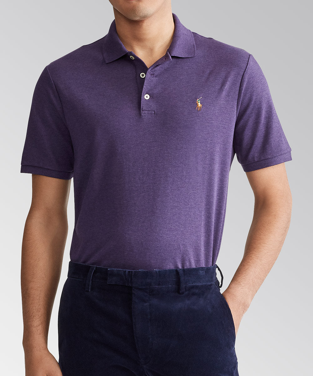 Polo Ralph Lauren Short Sleeve Classic Fit Soft Touch Pima Cotton Polo Shirt, Men's Big & Tall