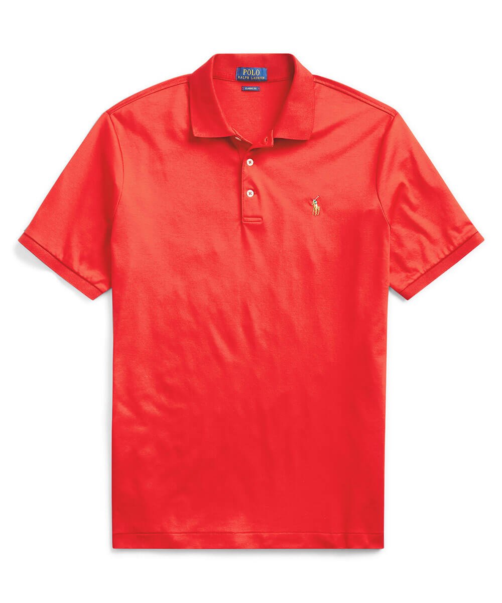 Polo Ralph Lauren Short Sleeve Classic Fit Soft Touch Pima Cotton Polo Shirt, Men's Big & Tall