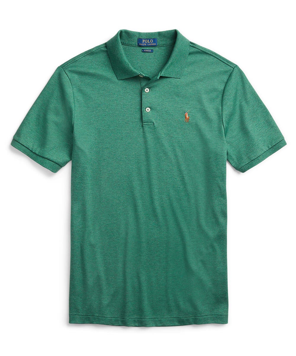 Polo Ralph Lauren Short Sleeve Classic Fit Soft Touch Pima Cotton Polo Shirt, Men's Big & Tall