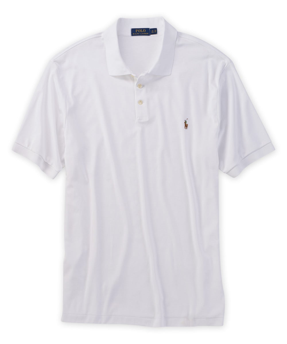 Polo Ralph Lauren Short Sleeve Classic Fit Soft Touch Pima Cotton Polo Shirt, Men's Big & Tall