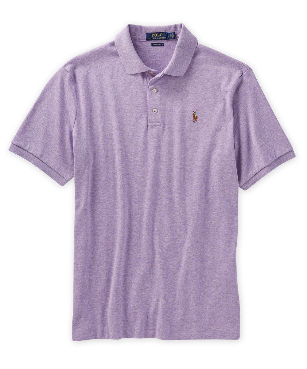 Polo Ralph Lauren Short Sleeve Classic Fit Soft Touch Pima Cotton Polo Shirt, Men's Big & Tall