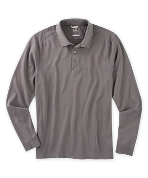 Cutter & Buck Long Sleeve Drytec Cotton+ Advantage Stretch Polo Shirt