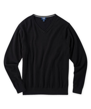 Cutter & Buck Cotton Stretch V-Neck Sweater