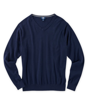 Maglione con scollo a V in cotone elasticizzato Cutter &amp; Buck