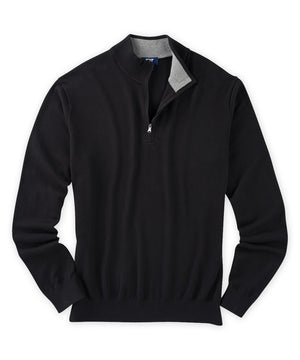Cutter & Buck Cotton Stretch Half-Zip Sweater