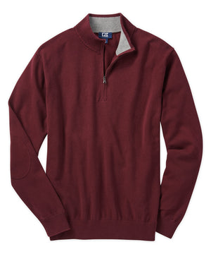 Cutter & Buck Cotton Stretch Half-Zip Sweater