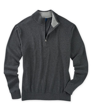 Cutter & Buck Cotton Stretch Half-Zip Sweater