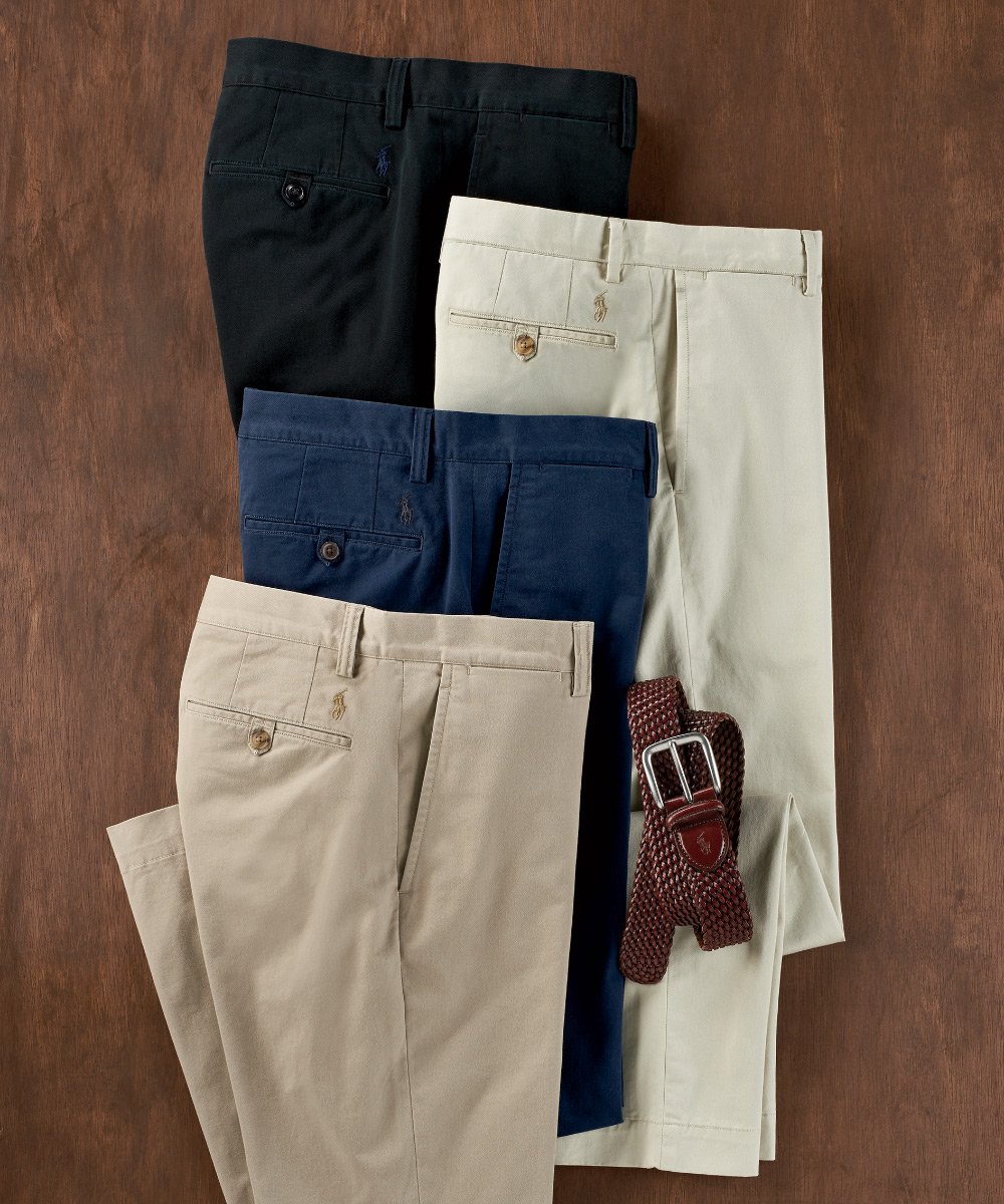 Polo Ralph Lauren Stretch Flat Front Chino Pant, Men's Big & Tall