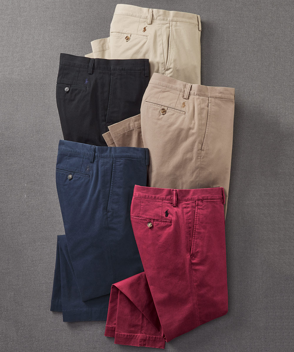 Polo Ralph Lauren Stretch Flat Front Chino Pant, Men's Big & Tall