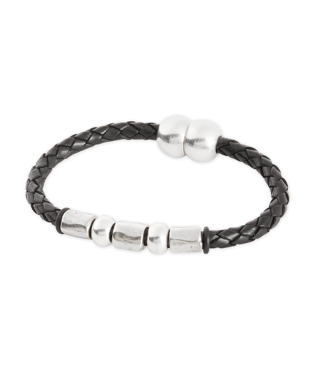 Torino Leather & Metal Bracelet
