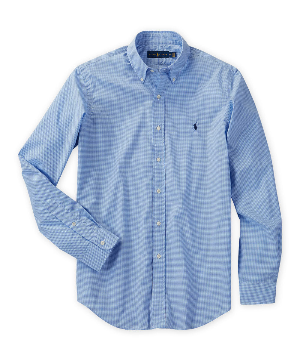 Polo Ralph Lauren Long Sleeve Natural Stretch Poplin Sport Shirt