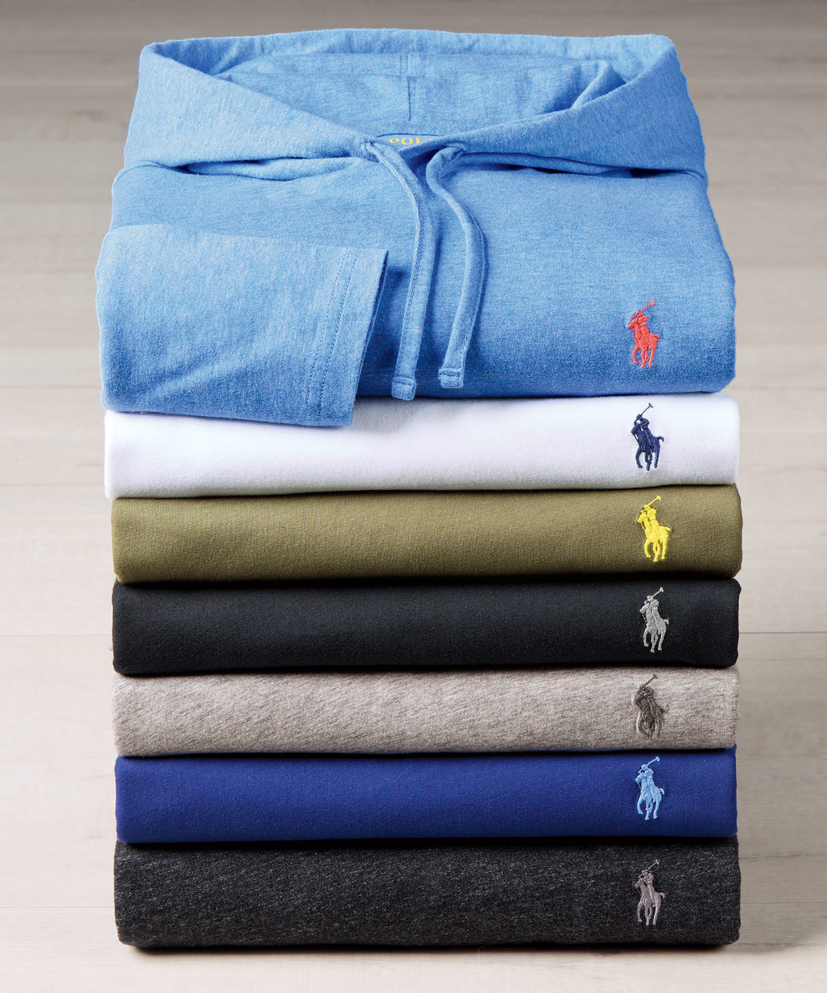 Polo Ralph Lauren T-shirt con cappuccio tinta unita, Men's Big & Tall