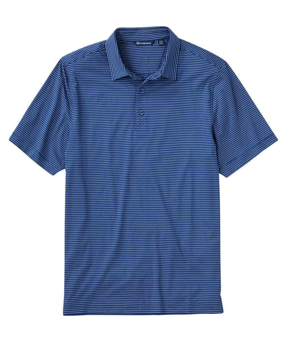 Cutter & Buck Forge Pencil Stripe Stretch Polo, Men's Big & Tall