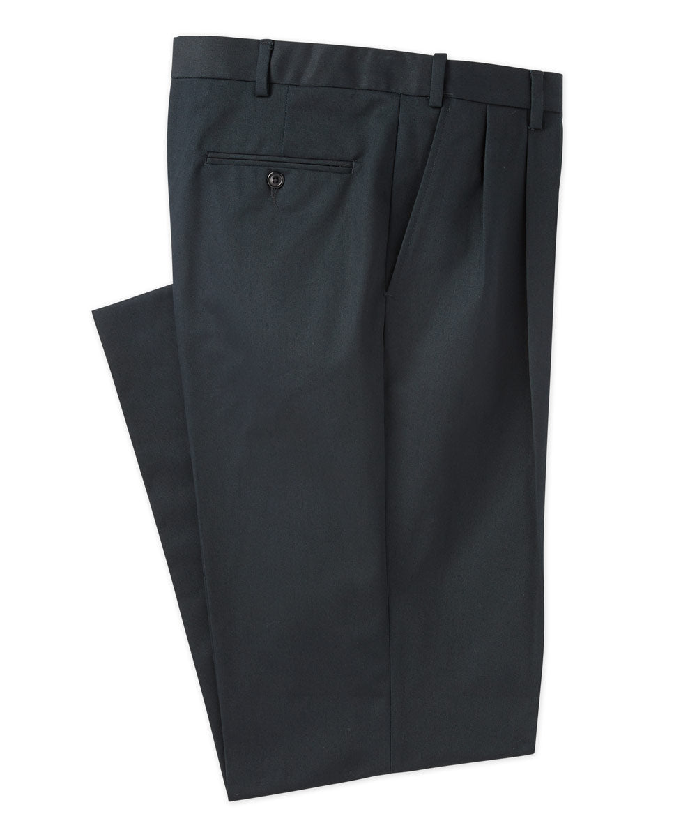 Westport 1989 Men's Big & Tall Pleated Wrinkle-Free Twill Westport 1989 Men's Big & Tall Pleated Wrinkle-Free Twill