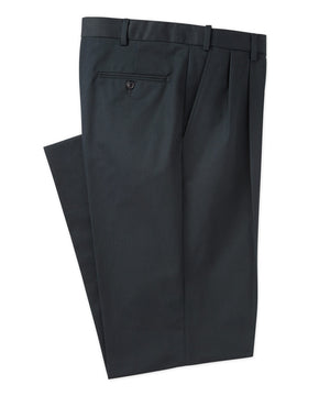 Westport 1989 Pleated Wrinkle-Free Twill Pants with Stretch Waistband