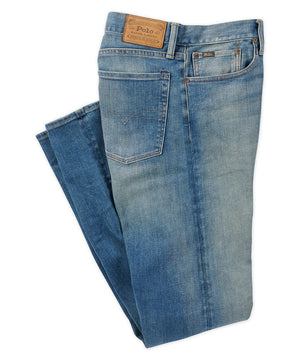 Polo Ralph Lauren Light Wash Stretch Five-Pocket Jeans