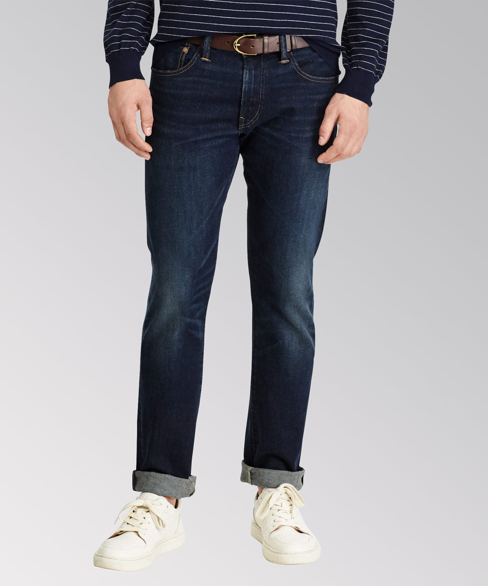 Polo Ralph Lauren Dark Wash Stretch Five-Pocket Jeans - Westport Big & Tall