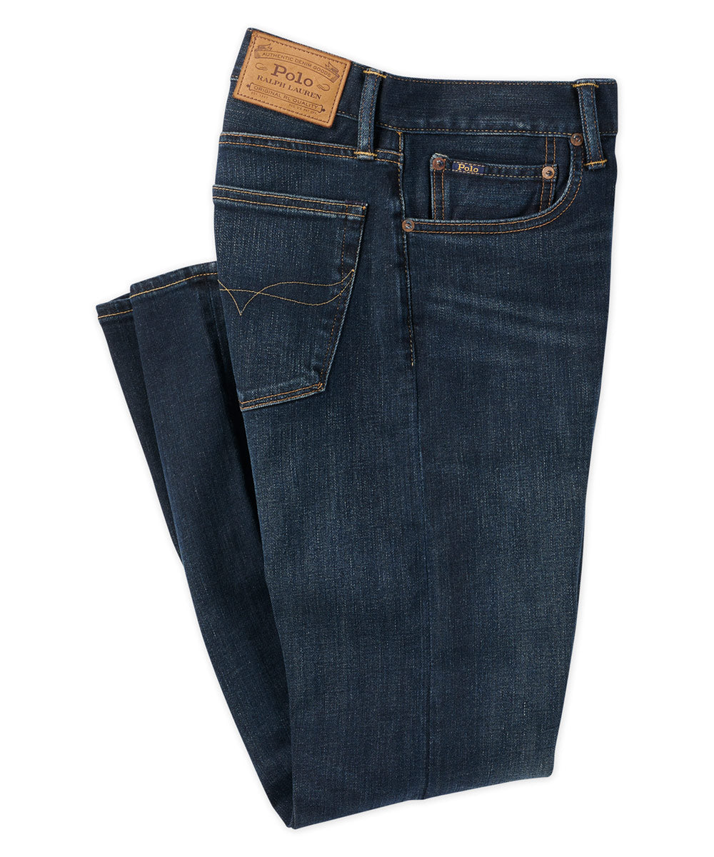 Ralph Lauren Dark Wash Stretch Five-Pocket Jeans - Westport & Tall