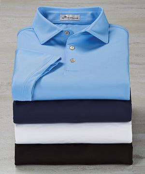 Peter Millar Solid Stretch Jersey Performance Polo Shirt