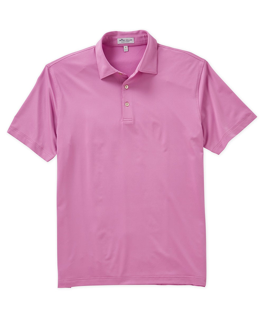 Peter Millar Solid Stretch Jersey Performance Polo Shirt, Men's Big & Tall