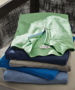 Peter Millar Comfort Interlock Quarter-Zip Pullover