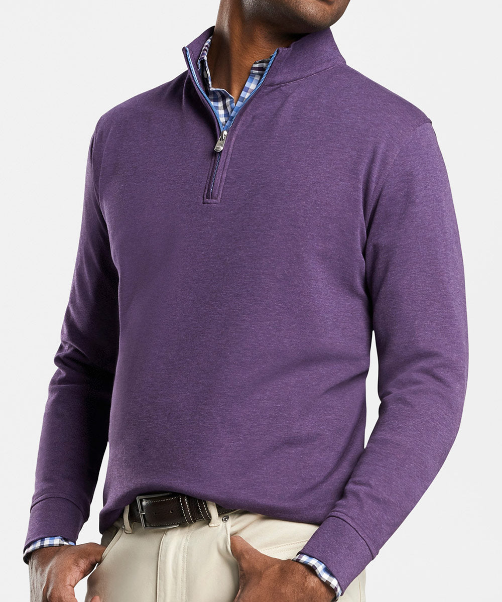 Peter Millar Comfort Interlock Quarter-Zip Pullover