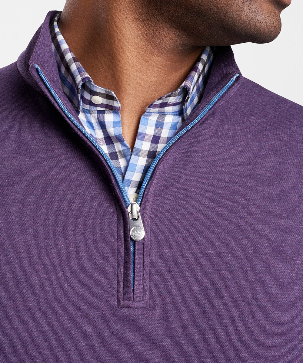 Peter Millar Comfort Interlock Quarter-Zip Pullover