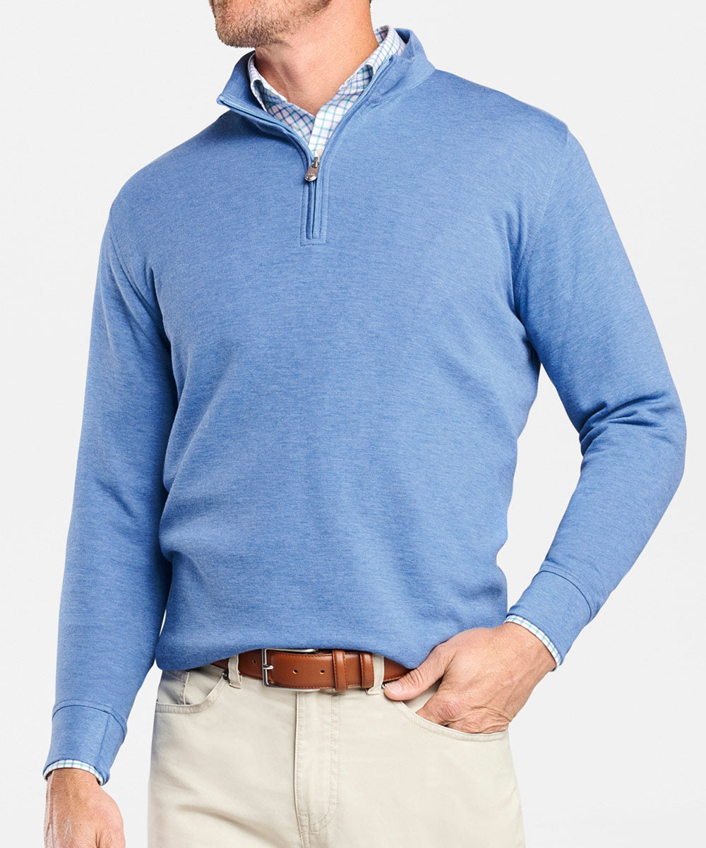 Peter Millar Comfort Interlock Quarter-Zip Pullover
