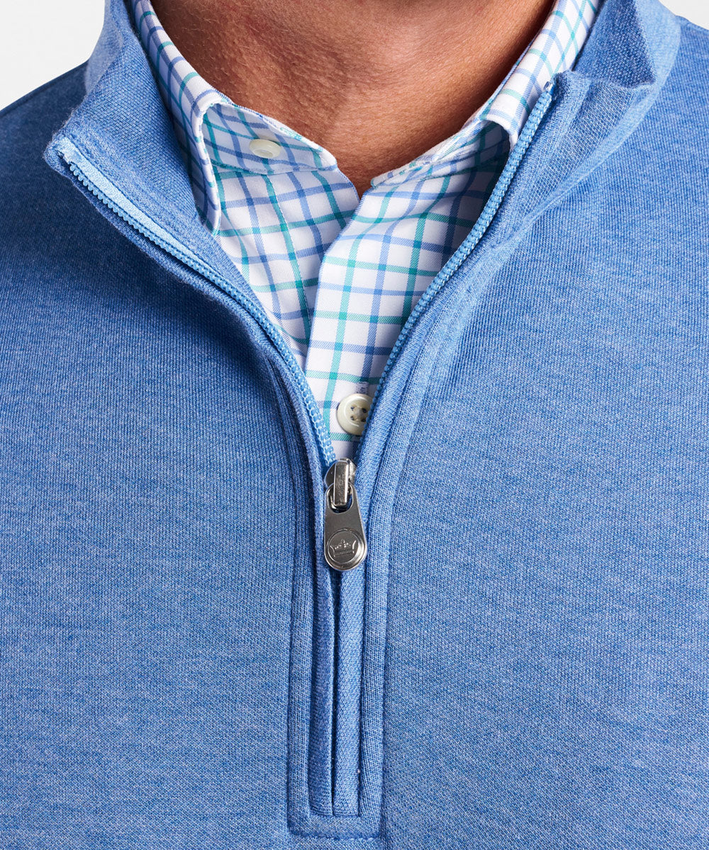 Peter Millar Comfort Interlock Quarter-Zip Pullover