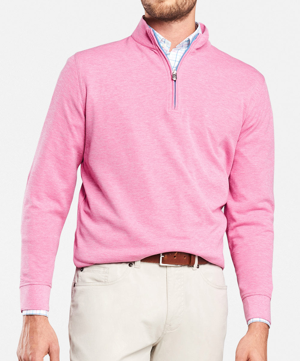 Peter Millar Comfort Interlock Quarter-Zip Pullover