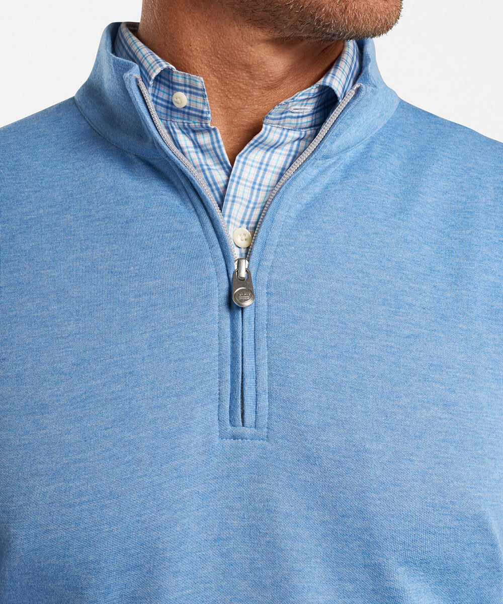 Peter Millar Comfort Interlock Quarter-Zip Pullover